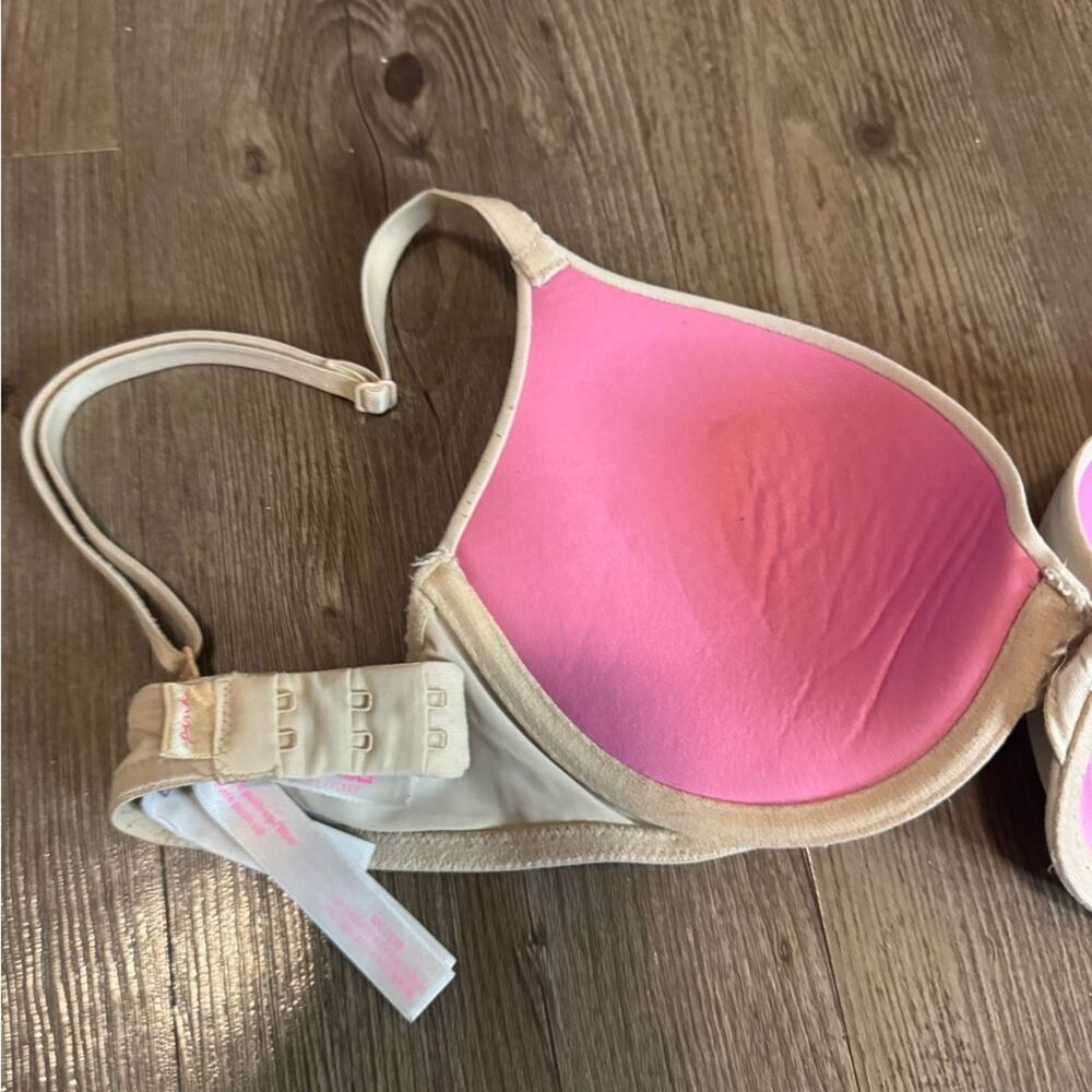 PINK Victoria's Secret Beige Bra - Picture 6 of 8